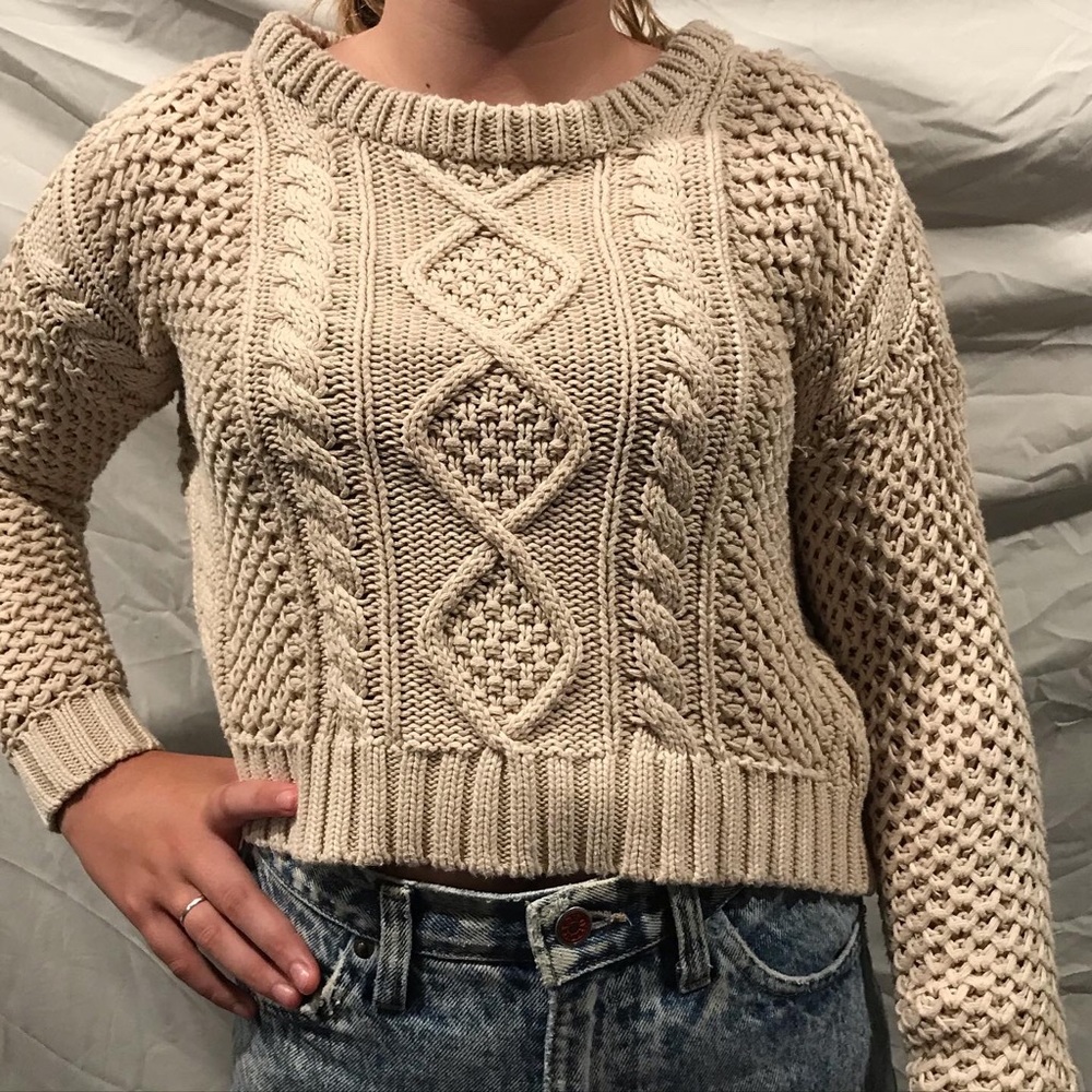 BDG knit cropped sweater.